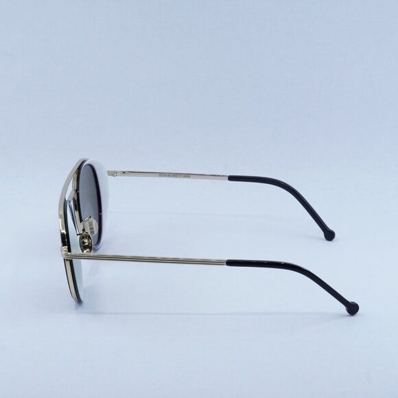 Cutler and Gross CG1270V2S 003 Sunglasses Silver/Black Round Frame, Brown Lenses - Picture 8 of 10